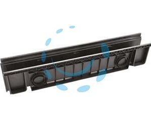 CANALETTA IN ABS CM.100 NERA - cm.100x13x15h - Marca  - Cod: 453578