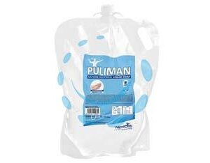 SAPONE LIQUIDO LAVAMANI "PULIMAN" RICARICA PER DISPENSER - ml.3000 ricarica in sacchetto T-bag - Marca NETTUNO - Cod: 454636