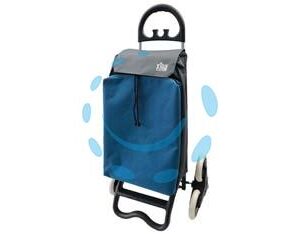 CARRELLO SPESA JULIE TRIS ALLUMINIO - cm.49x41x101h. - Marca XTRA - Cod: 462006