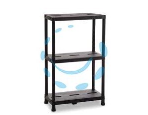 SCAFFALE KIT 3 PIANI NERO ART.141 - cm.60x30x95h. - Marca TOOMAX - Cod: 463607