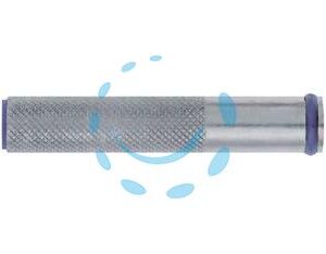 BUSSOLA FILETTATA IN ACCIAIO ZINCATA BIANCA BCF - ø mm.12x80 filettatura M8 - Marca FRIULSIDER - Cod: 468114