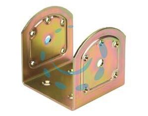 STAFFA AD "U" PER TRAVE INCLINATA ART.761 - mm.45x44x46 - spessore mm.2,5 - Marca ALDEGHI - Cod: 471282
