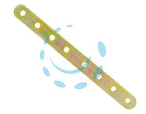LASTRINA DI GIUNZIONE FORATA PESANTE ART.767 - mm.206x20 - spessore mm.4 - Marca ALDEGHI - Cod: 471343