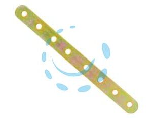 LASTRINA DI GIUNZIONE DRITTA FORATA ART.778 - mm.100x20 - spessore mm.2,5 - Marca ALDEGHI - Cod: 471763