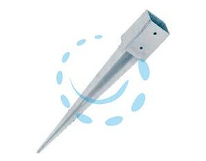 SUPPORTO DA PIANTARE SU TERRENO PER TRAVE ART.797 - mm.71x71x750 - Marca ALDEGHI - Cod: 472036