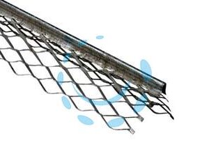 PARASPIGOLO MICROSTIRATO A 5 MAGLIE IN ACCIAIO ZINCATO PER INTONACO - mt.2,8 - Marca - Cod: 476201
