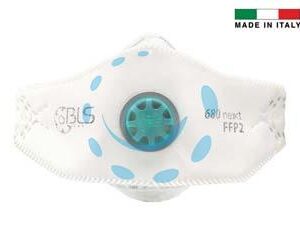 MASCHERINE CON VALVOLA FFP2 SERIE BLS 680 NEXT IMBUSTATA SINGOLARMENTE - 680 next - Marca BLS - Cod: 478274