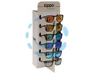 ESPOSITORE OCCHIALE DA SOLE POLICARBONATO PZ.6+3 - cm.18x21x49h. - OBP-36B - Marca ZIPPO - Cod: 358132