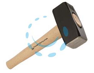MAZZETTA ANTISFILAMENTO CON MANICO IN LEGNO - gr.800 - manico mm.280 - Marca AUSTRALIAN - Cod: 487962