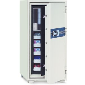 Technomax Armadio ignifugo per supporti magnetici con combinatore elettronico Technofire 120 TDE Dim H.1220 × L.690 × P.720