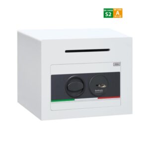 Bordogna Cassaforte Mod.Ares 690/C con chiave e Feritoia Dim. H.632 x L.485 x P.450