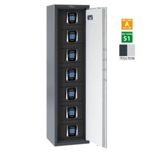 Bordogna Armadio blindato monoblocco PF8 E-BOX/C Dim. H.1480 × L.400 × P.330