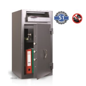 Technomax Cassaforte antirapina a chiave versamento rapido Professional DS Dim H.812 × L.419 × P.427 DS32K