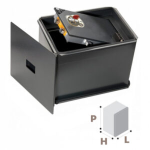 Mottura Cassaforte a pavimento con chiave 11.1231 Dim. H.325 x L.445 x P.325