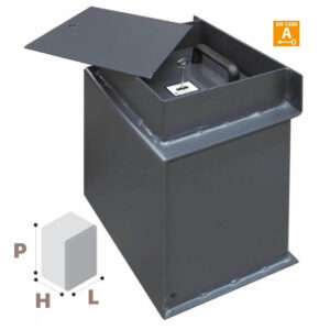 Bordogna Cassaforte a pavimento Mod.P/01/E Dim. H.430 x L.330 x P.300