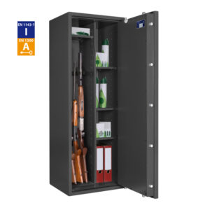 Bordogna Portafucili con chiave 4 posti LB 14/C GUN interno attrezzato Dim. H.1400 x L.500 x P.420