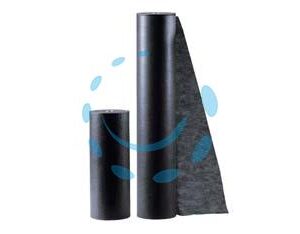 TELO TESSUTO TNT IN ROTOLI NERO GR.50 - cm.80h. rotolo da mt.20 peso gr.50/mq - Marca T-REX - Cod: 266765