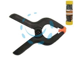 MORSETTI A MOLLA IN TUBO PZ.12 - misura 3" - cm.7,5 - tubo pz.12 - Marca ALTE - Cod: 360883