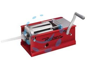 INSACCATRICE CON CILINDRO INOX A 2 VELOCITA' - capacità di kg.3 (8956N) - Marca REBER - Cod: 390668