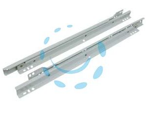 GUIDE SCORREVOLI PER CASSETTI BIANCHE - cm.40 - Marca TELESE - Cod: 411905