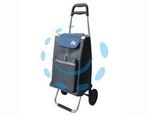 CARRELLO SPESA ANAIS ACCIAIO - cm.37x30x95h. - Marca XTRA - Cod: 478014