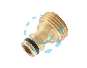 PRESA RUBINETTO IN OTTONE CON INNESTO RAPIDO M 3/4"  - Marca IL CAMPO - Cod: 484855
